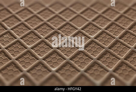 Ceramic tile underside texture background. Selective focus. Stock Photo