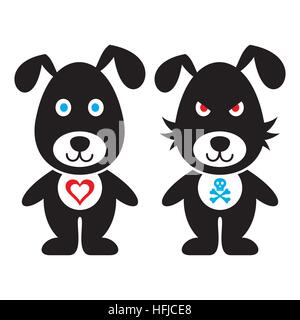 Cartoon dogs Stock Vector