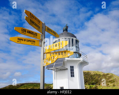 New Zealand's iconic northernmost tip Stock Photo