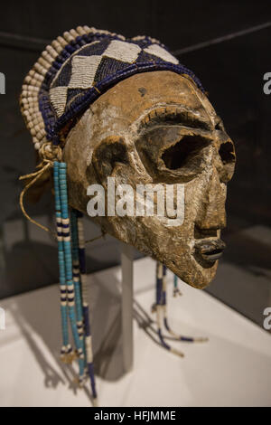 aghogho mmwo maiden mask worn nigerian people during festivals Stock Photo