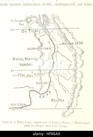 Le naufrage de la Jeannette dans l'océan glacial arctique raconté par les membres de l'expédition. Ouvrage illustré, etc Image taken from page 256 of 'Le naufrage de la Stock Photo