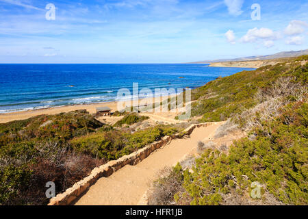 Lara beach on the Akamas Penninsular, west Cyprus. Stock Photo