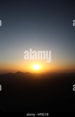 View From Mount Inari Sunrise from Mount Sinai in Egypt Stock Photo - Alamy