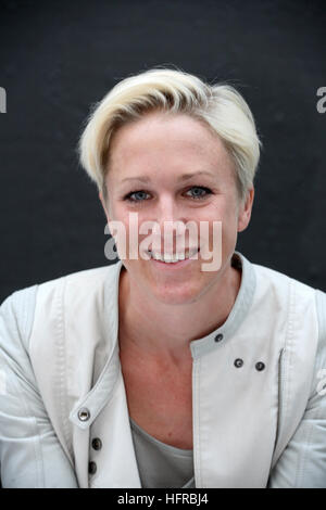 KAJSA BERGQVIST Swedish Athletics high jump and now one of experts for television in athletics Stock Photo