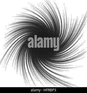 Wonderful swirling backdrop with space for text. Beautiful volute fluid surface with white center in middle of funnel. EPS 10 vector file included Stock Vector