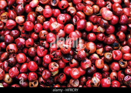 Pink peppercorns Stock Photo