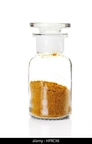 Curry powder in a vial Stock Photo