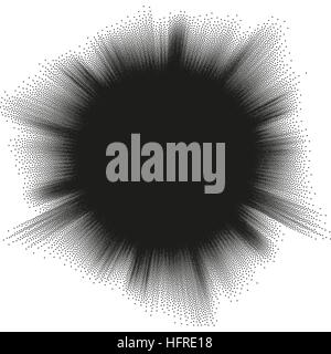 Halftone design with a burst. EPS 10 vector file included Stock Vector