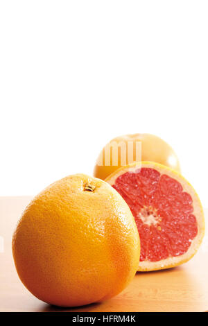 Ruby red grapefruit Stock Photo