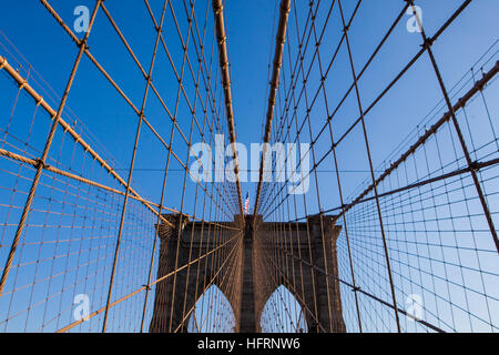 Brooklyn Bridge, New York Stock Photo