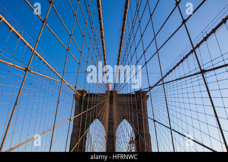 Brooklyn Bridge, New York Stock Photo