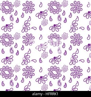 Tiny flowers seamless pattern Stock Vector