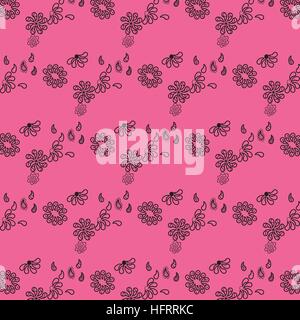 Tiny flowers seamless pattern Stock Vector