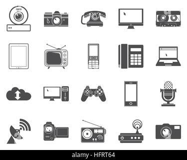 Devices icons. Vector illustration. Stock Vector