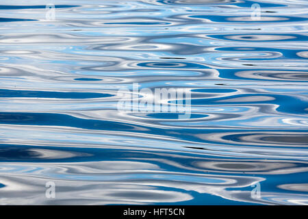reflections on water surface Stock Photo