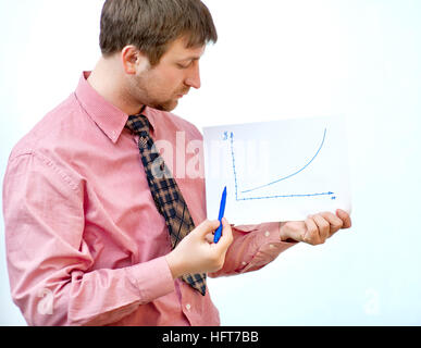 male writing something on transparent paper with marker Stock Photo - Alamy