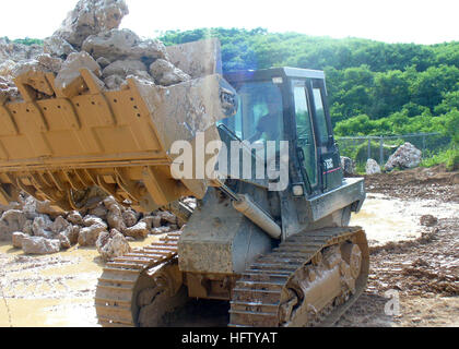 Camp Covington, front end loader, Guam, Naval Mobile Construction ...