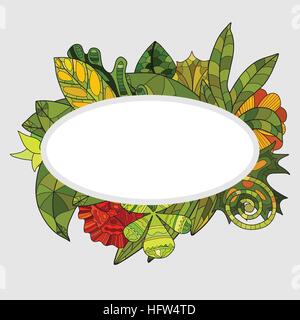 hand drawn floral background Stock Vector