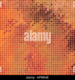 abstract square pixel mosaic background Stock Vector