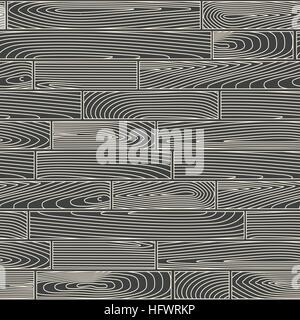 Seamless linear wooden planks pattern Stock Vector