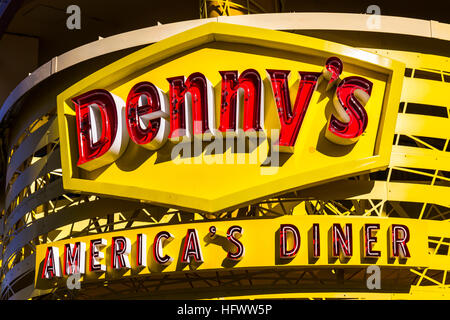 Las Vegas Nv October 10 Dennys Stock Photo 626090522