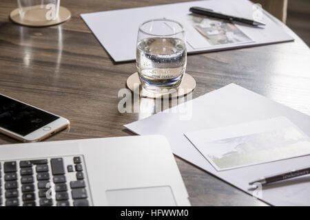 Business meeting in conference facilities at hotel Stock Photo