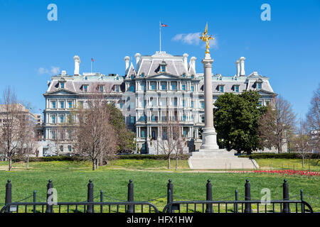 Eisenhower Executive Office Building,formerly known as the Old Executive Office Building,  earlier as the State, War, and Navy Building, Washington DC Stock Photo