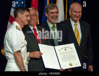 090613-N-9174G-001 ARLINGTON, Va. (June 13, 2009) The Navy League of the United States presents Capt. Richard Phillips with the Admiral Arleigh Burke Leadership Award, at the Westin Arlington Gateway. Phillips was the master of the container ship MV Maersk Alabama when Somali pirates hijacked it on April 8, 2009. Concerned for his crew, Capt. Phillips offered himself up to the pirates as a hostage in return for their release. On April 12, 2009, U.S. naval forces, including Navy SEALs, rescued Phillips from a one of the MaerskÕs lifeboats as the pirates attempted to escape. (U.S. Navy photo by  Stock Photo