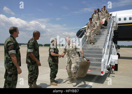 Task Force 48 Rear Adm. Patricia Wolfe, commander of Combined Task Force 48, looks ...
