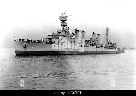 USS Omaha (CL-4) Stock Photo