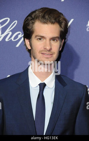 Palm Springs, California, USA. 2nd Jan, 2017. Andrew Garfield. 2017 Palm Springs International Film Festival Gala held at Palm Springs Convention Center.  © Birdie Thompson/AdMedia/ZUMA Wire/Alamy Live News Stock Photo