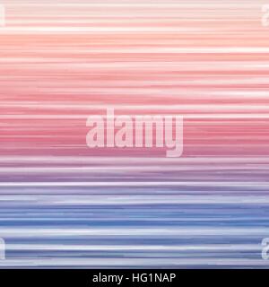 Abstract wavy striped background with lines. Colorful pattern with gradient blue and pink glitch texture. Vector illustration of digital image data distortion. Stock Vector