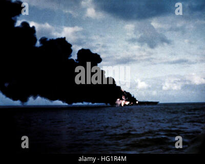 USS Enterprise (CVAN-65) 1969 Fire Flight Deck Aft Stock Photo - Alamy