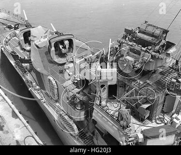 USS Mahan 24 June 1944 Stock Photo - Alamy