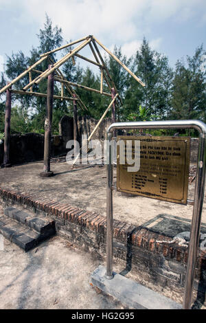 Massacre memorial My Lai Vietnam Stock Photo