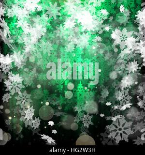 Green christmas background. EPS 10 Stock Vector