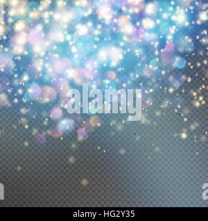 Stardust on a transparent background. EPS 10 Stock Vector
