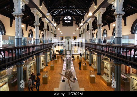 The fascinating treasures of the Hunterian Museum in the University of Glasgow, in Scotland, UK Stock Photo