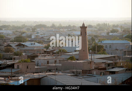 The ancient city of Khiva, Uzbekistan Stock Photo