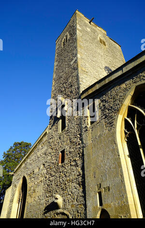 The Priory Church of St Mary, Deerhurst, Gloucestershire, England, UK Stock Photo