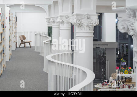 Carturesti Carusel Bookshop, Bucharest, Romania. Interior view. Stock Photo