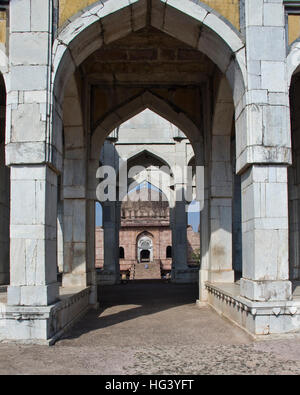 Ashrafi Mahal, Madhya Pradesh, Mandu, India. Stock Photo