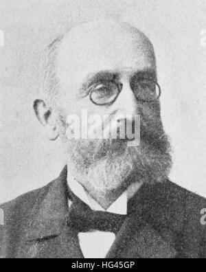 Paul Dehn, Born in 1848, German writer, reproduction of a photo from the year 1895, digital improved Stock Photo