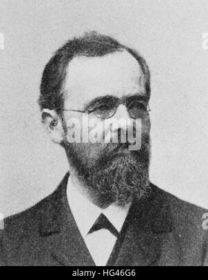 Carl Paul Gottfried Linde, 1842 - 1934, a German engineer who developed ...