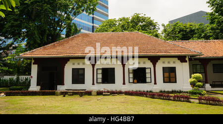 a little building at Lawang Sewu area photo taken in Semarang Indonesia Stock Photo