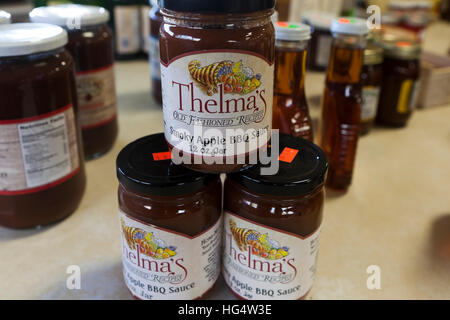 Thelma's Smoky Apple BBQ Sauce - Pennsylvania USA Stock Photo