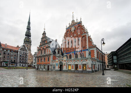 House of the Blackheads (Riga, Latvia Capital) Stock Photo