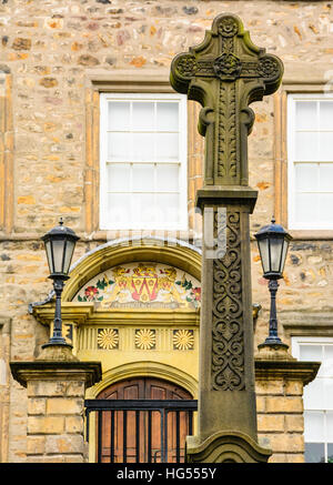 Covell Cross and Judges’ Lodgings Lancaster Lancashire England Stock Photo