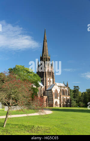 Church of St. Mary The Virgin at Clumber Park, Nottinghamshire, England, United Kingdom Stock Photo
