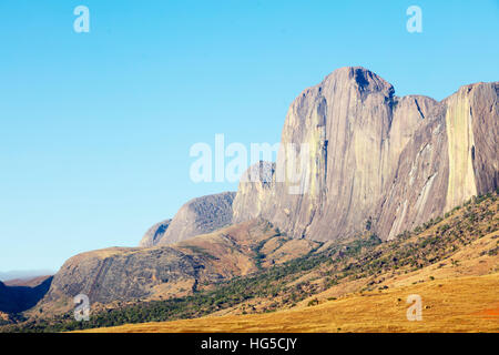 Tsaranoro Valley, Ambalavao, central area Stock Photo